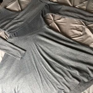 Grey Long sleeve dress